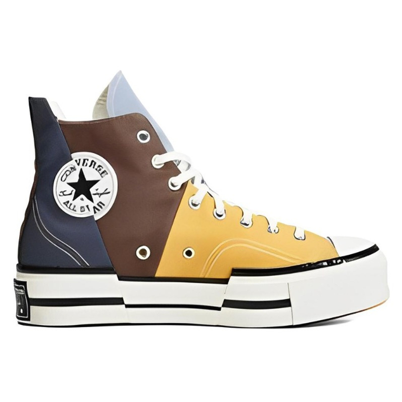 Converse Chuck 70 Plus Deconstructive Style High Top Canvas Shoes Unisex Black White A00915C - view 8
