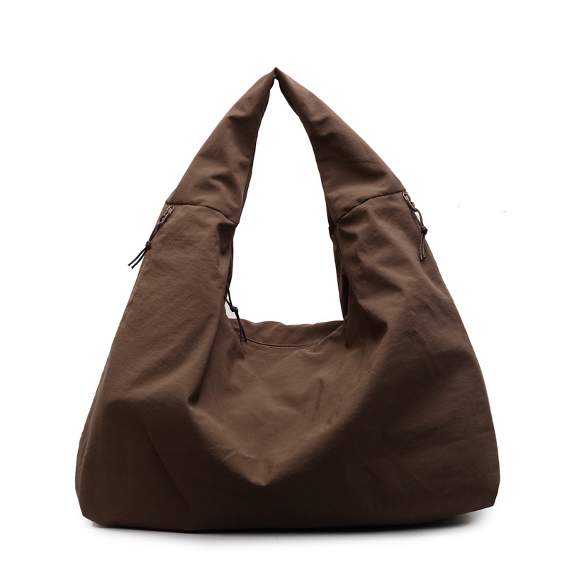 2026 New Nylon Underarm Bag for Women Large Capacity Retro Shoulder Bag Trendy Y2K Handbag