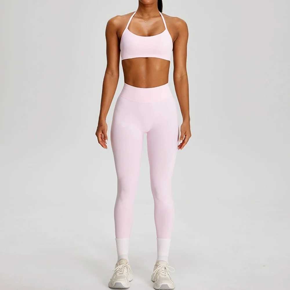 Seamless Sports Suits Womens 2 Pieces Tracksuits Sports Bra Leggings Yoga Set Breathable Quick Drying Running Workout Tights Fi C260514
