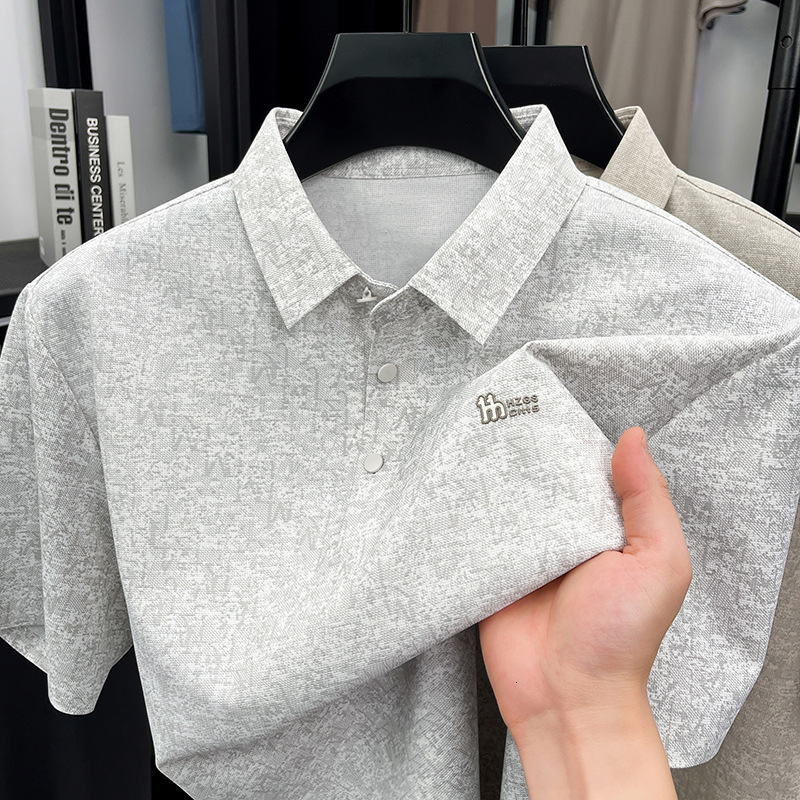 2026 Designer T-shirt Men's Polo Shirt With Polo Hoodie Turn-down Collar Suitable For Commuting Daily Casual Wear Comfortable Printed Short-sleeve Men's T-shirt