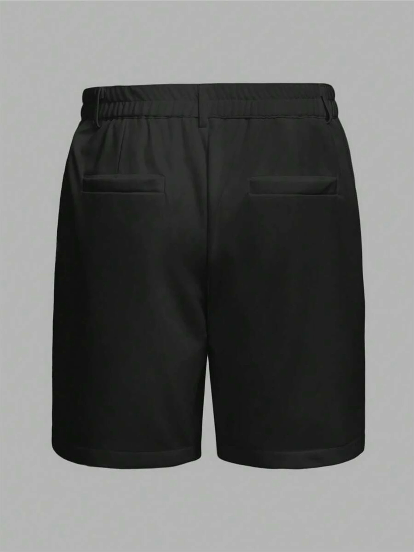 Mens Summer Stretch Chino Casual Shorts Dual Color Breathable Beach Vacation Shorts with Pockets Smart Casual Tailored Dress 260515