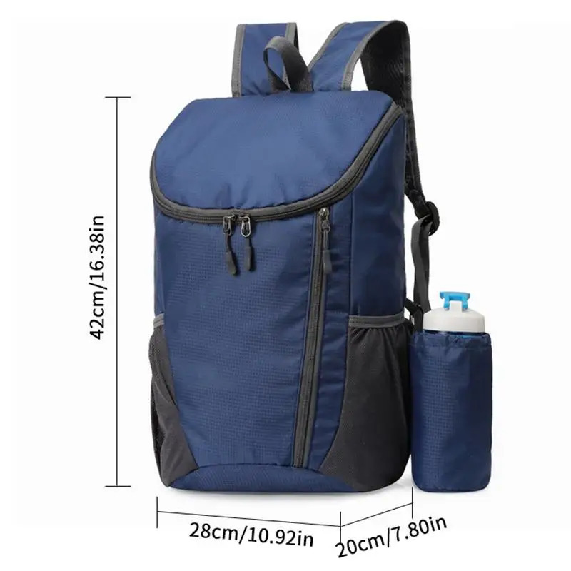 20L Day Pack Portable Foldable Backpack Folding Mountaineering Bag Ultralight Outdoor Cycling Rucksack Travel Hiking Knapsack 260514