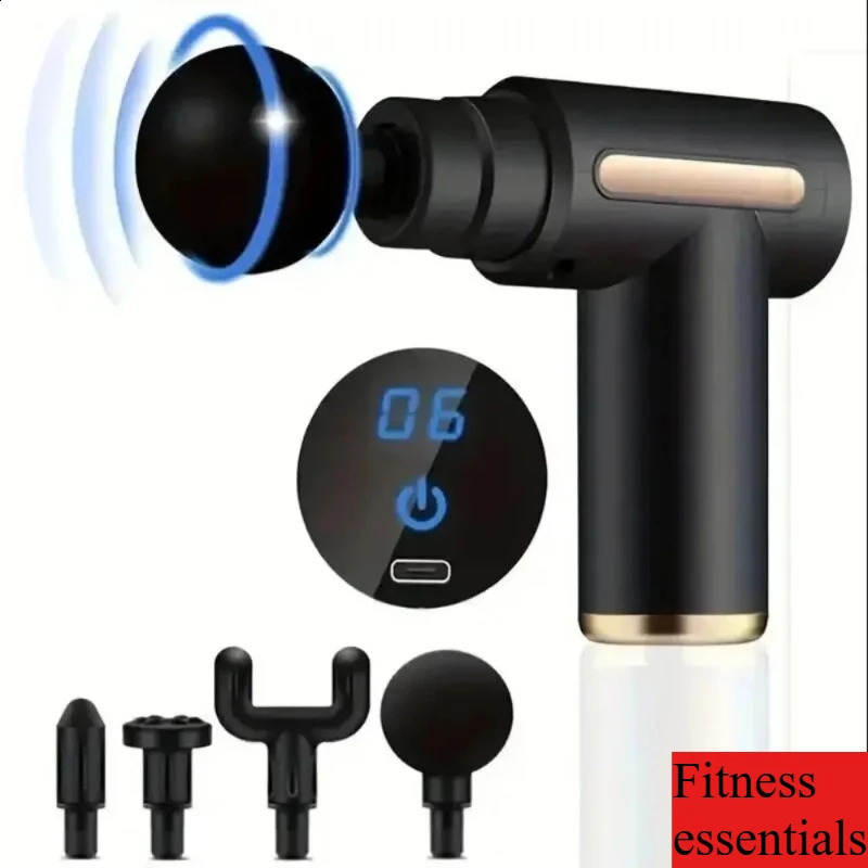 Percussion Mini Massage Gun Portable Handheld Massager for Back Neck Shoulder Leg Muscle Pain Relief Daily Relaxation 260515