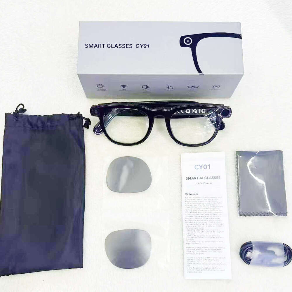 CY Smart AI Glasses Anti Shake Shooting Million Pixel Lens Video Record Simultaneous Translation Face Recognition Glasses CKS