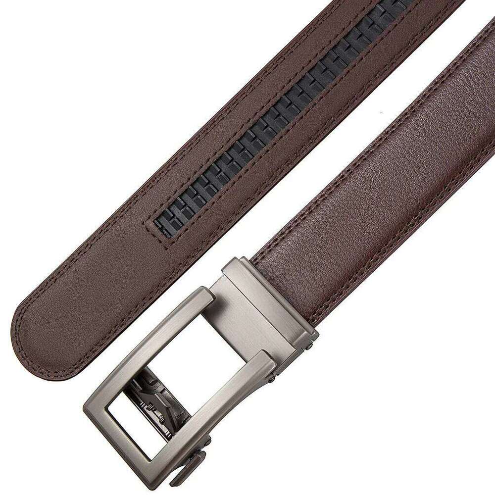 Business for Genuine Leather Automatic Men Belt Luxury Waist Strap Designer Belts Male High Quality Fashion Formal 26L0515