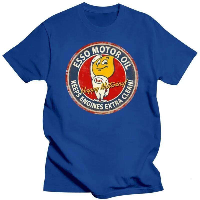 Esso Logo Retro Gas Oil T-Shirt J260515