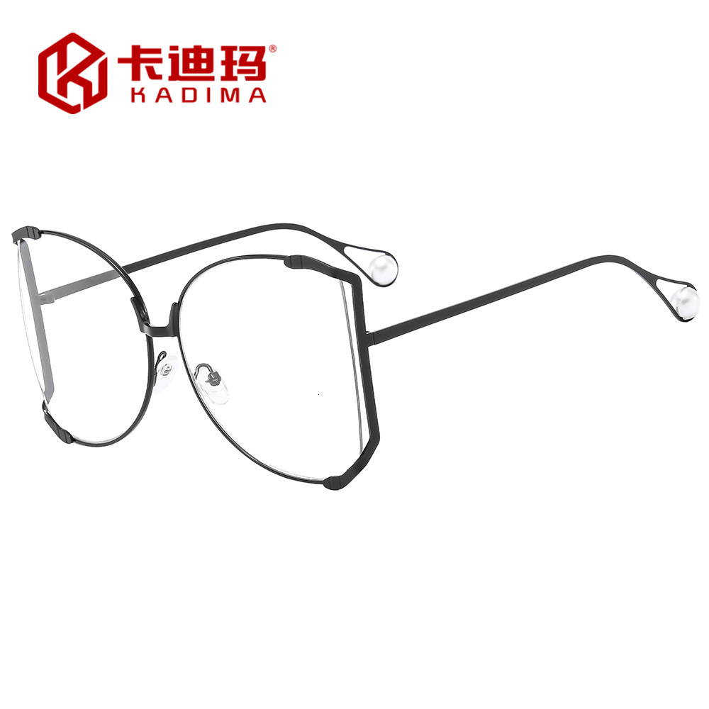 Luxury brands designer 2026 New Womens Oversized Metal Sunglasses Pink Lens UV400 Anti-UV Fashion Streetwear Shades for Daily & Outdoor