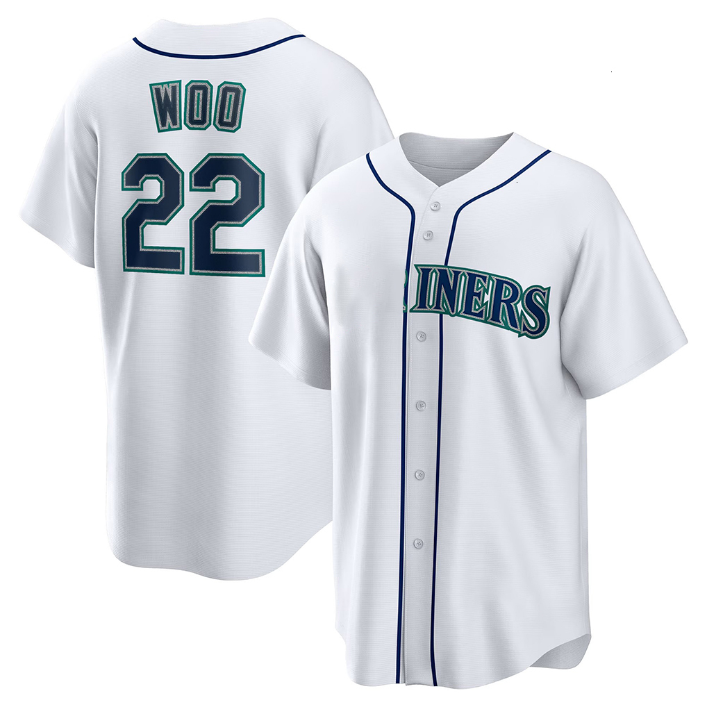 SeattleS Mariners jersey Cal Raleigh Alex Julio Rodriguez Josh Naylor Gilbert JP Crawford Bryan Woo Cole Young Ken Griffey Jr Ichiro Suzuki Mariner Ba