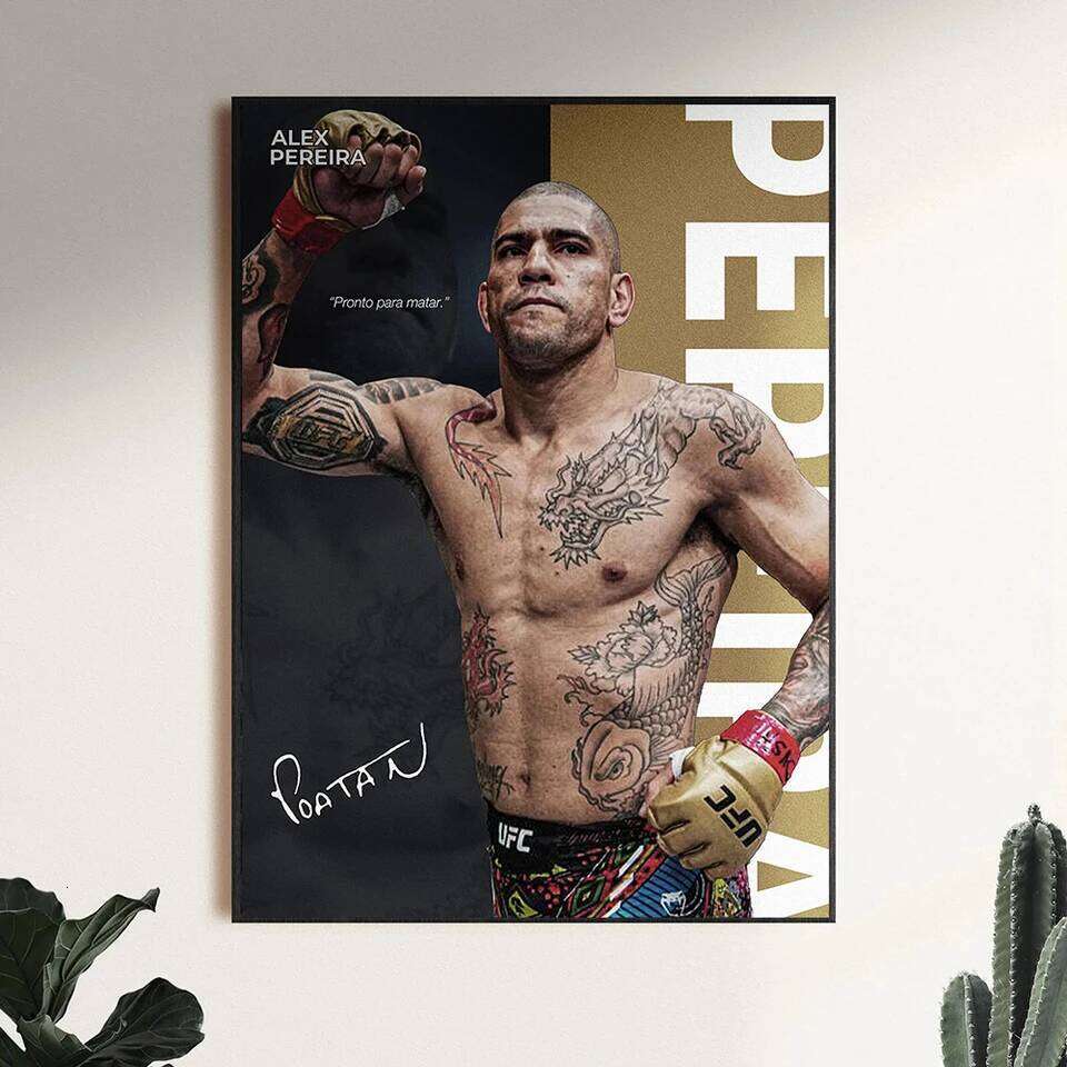 Famous Boxing Legends Fighting Poster UFC Inspirational ILIA TOPURIA Canvas Print Painting Wall Decor Gym Home Mural Cuadros W260515 - view 6
