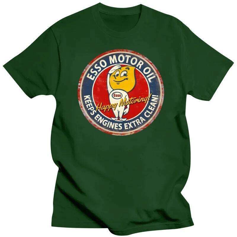 Esso Logo Retro Gas Oil T-Shirt J260515