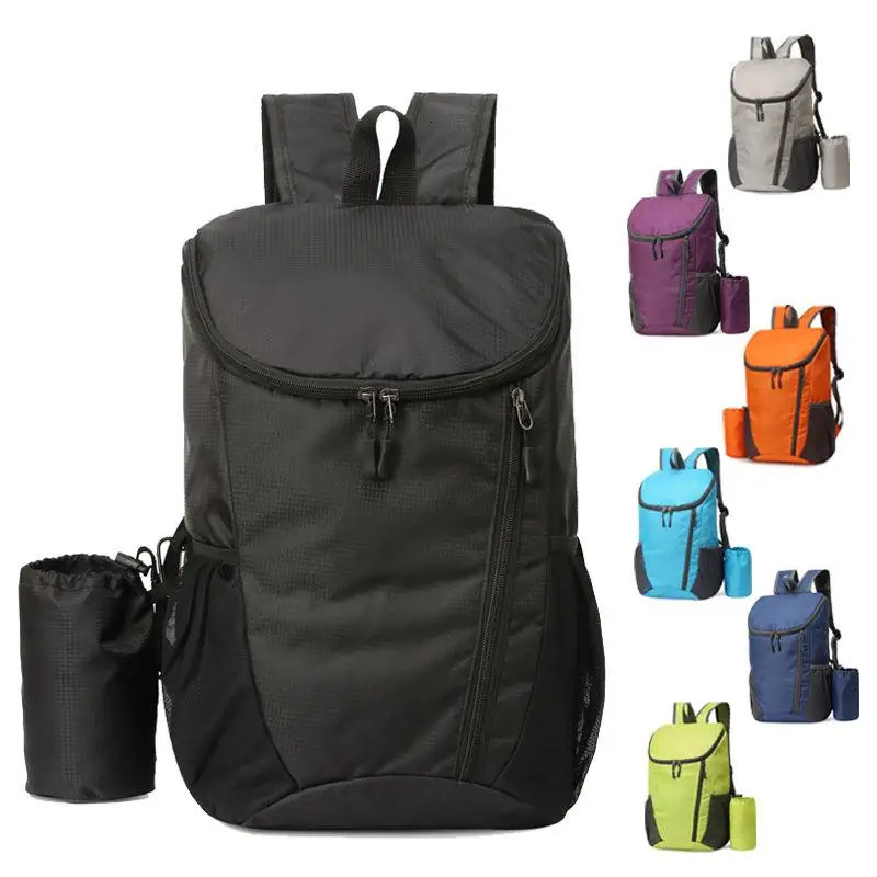 20L Day Pack Portable Foldable Backpack Folding Mountaineering Bag Ultralight Outdoor Cycling Rucksack Travel Hiking Knapsack 260514