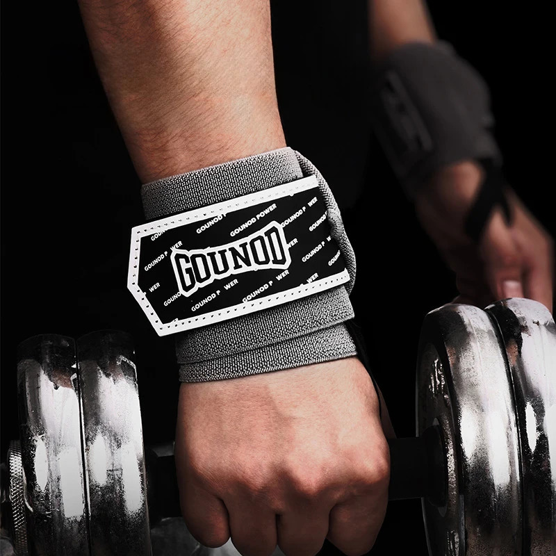 1 Pair2 Pair GOUNOD WristBand Wrist Support Brace Strap Strength Weightlifting Wrap Bandage Fitness Gym Training 260506banjia - view 7
