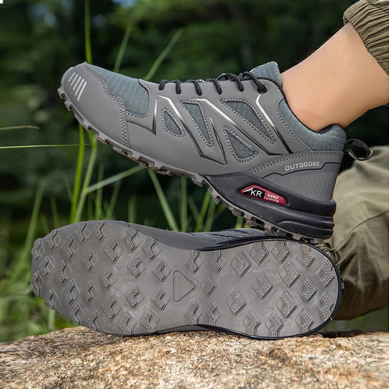 Waterproof Hiking Shoes Mens Outdoor Trekking Sneakers Mountain Climbing Camping Trainers Hunting Tactical Boots Bike Shoe Male 260514