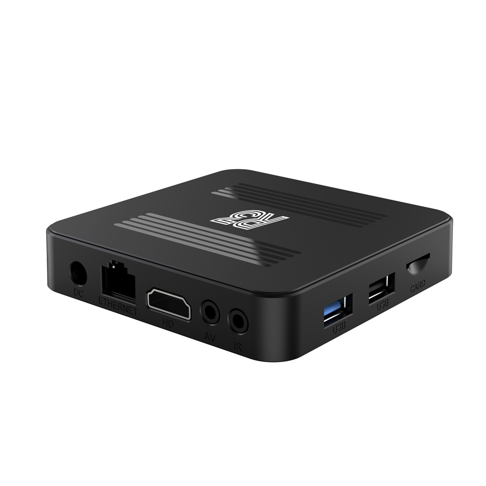 Hot Sell R3 Smart TV Box Quad Core Android 14 4K Ultra HD Dual Band WiFi RK3518 2GB 16GB Streaming Media Player