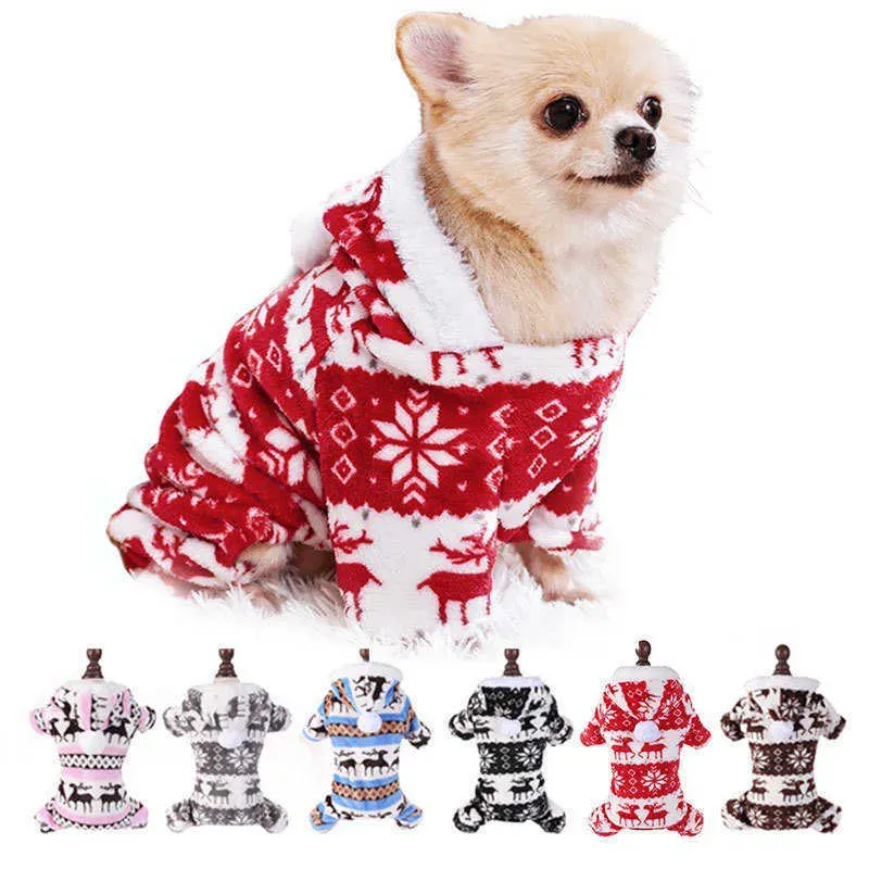 Stylish Pet Outfits: Insulated Wool Blend Pullover Garments for Small Animals HF46