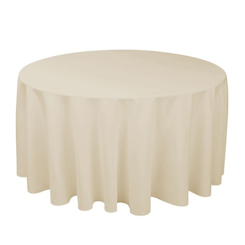 YL-38644 Custom solid color tablecloth, suitable for hotels, conferences, weddings, banquets, and home use, round tablecloth, polyester tablecloth.