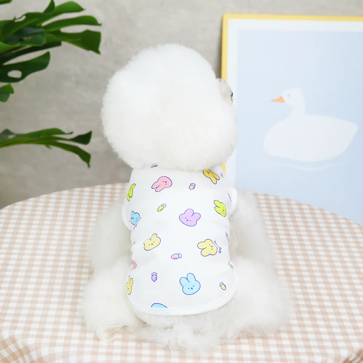Eco-friendly Animal Apparel: Lightweight Cotton Dogwear Tailored for Hot Weather Protection HF37
