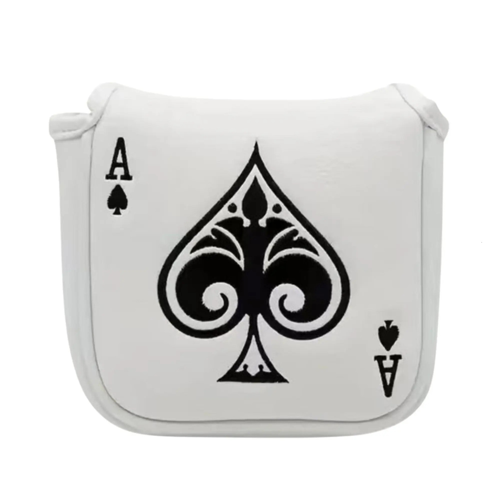 Golf Poker Ace White Mallet Putter Cover Funny Great Christmas Accessories for Men Golfers Dad 260514