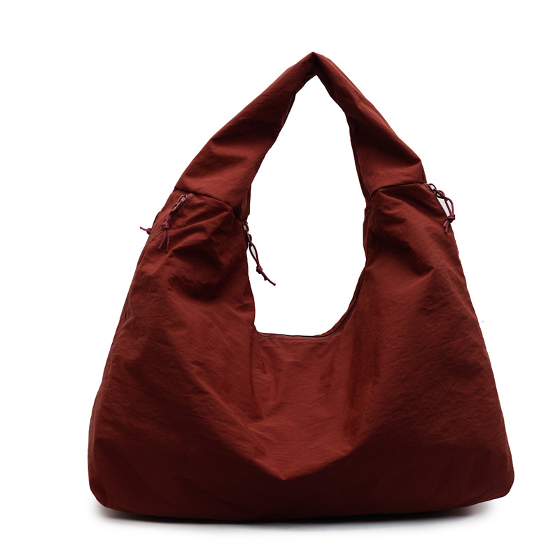 2026 New Nylon Underarm Bag for Women Large Capacity Retro Shoulder Bag Trendy Y2K Handbag