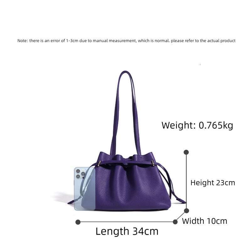 Elegant Two Piece Design Women Bucket Bag Trendy Versatile Large Capacity Casual Commute Crossbody Handbag SENYY