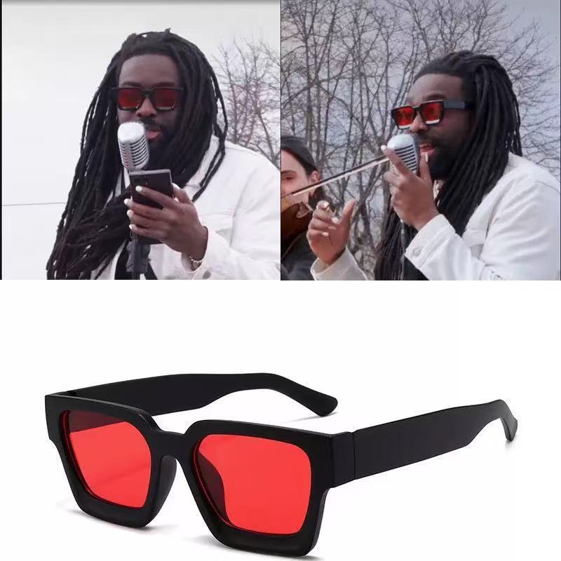 Men Square Frame Fashion Sunglasses For Vacation Driving UV400 Cycling Accessories 250805