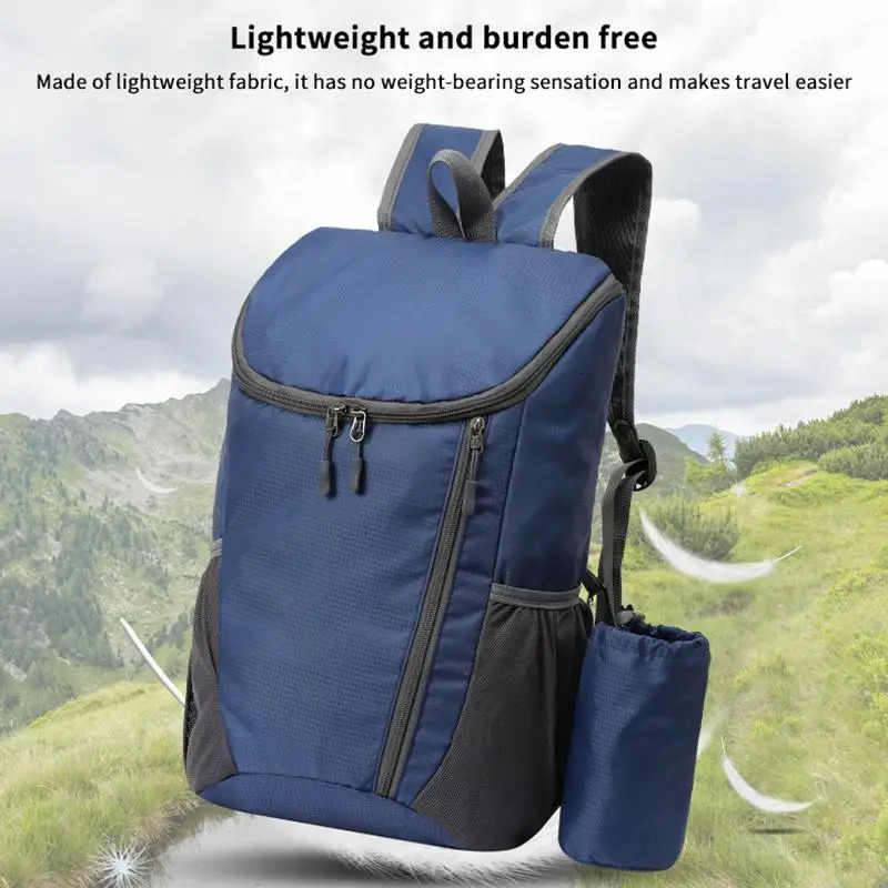 20L Day Pack Portable Foldable Backpack Folding Mountaineering Bag Ultralight Outdoor Cycling Rucksack Travel Hiking Knapsack 260514