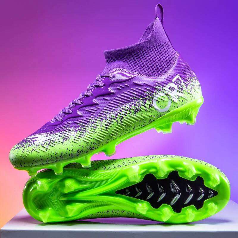 Autumn Hot Selling Shock-absorbing Adult Football Soft and Stable Sports Rebound Wrapped Lightweight Nail Shoes 26L0515