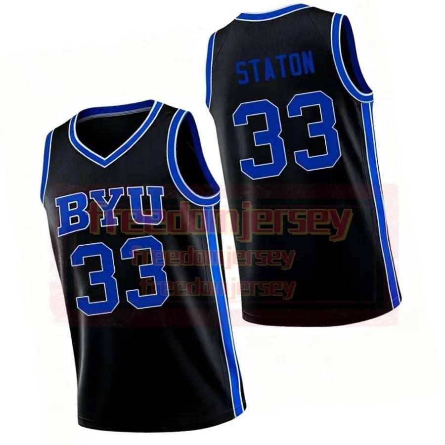 Custom 3 AJ Dybantsa Basketball Jersey Xavion Staton Tyler Mrus High School Jersey Stitched Name number