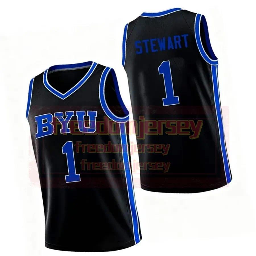 Custom 3 AJ Dybantsa Basketball Jersey Xavion Staton Tyler Mrus High School Jersey Stitched Name number