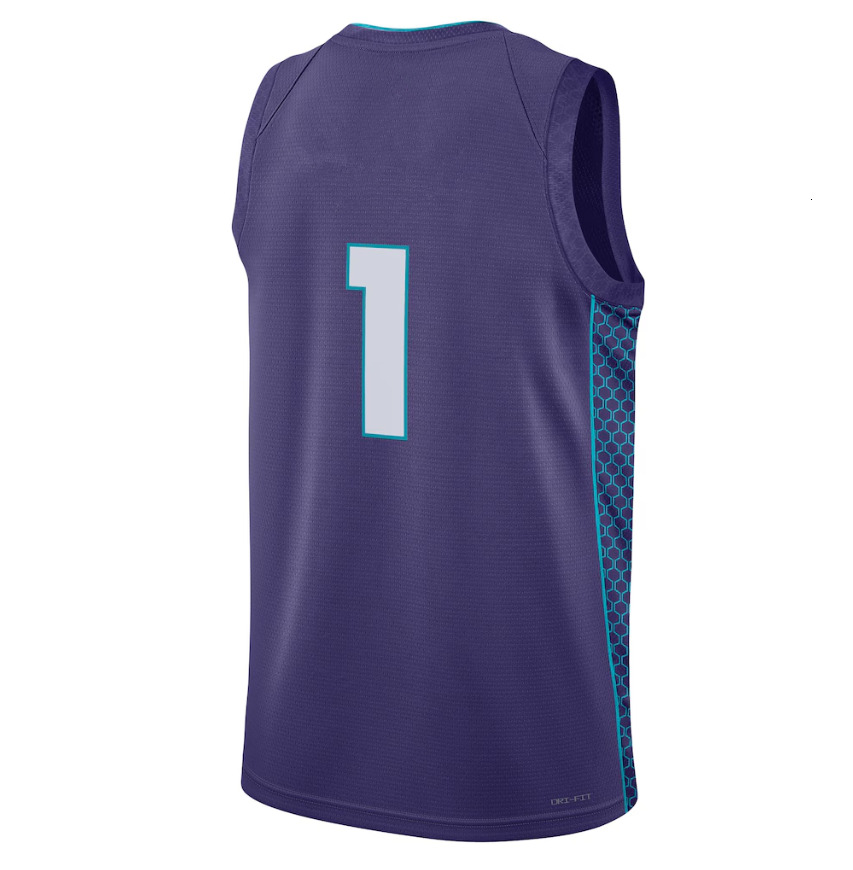 Custom LaMelo Ball Hornet City Basketball Jerseys Brandon Miller Kon Knueppel Tre Mann Miles Bridges Moussa Diabate Josh Green Tidjane Salaun Men kids