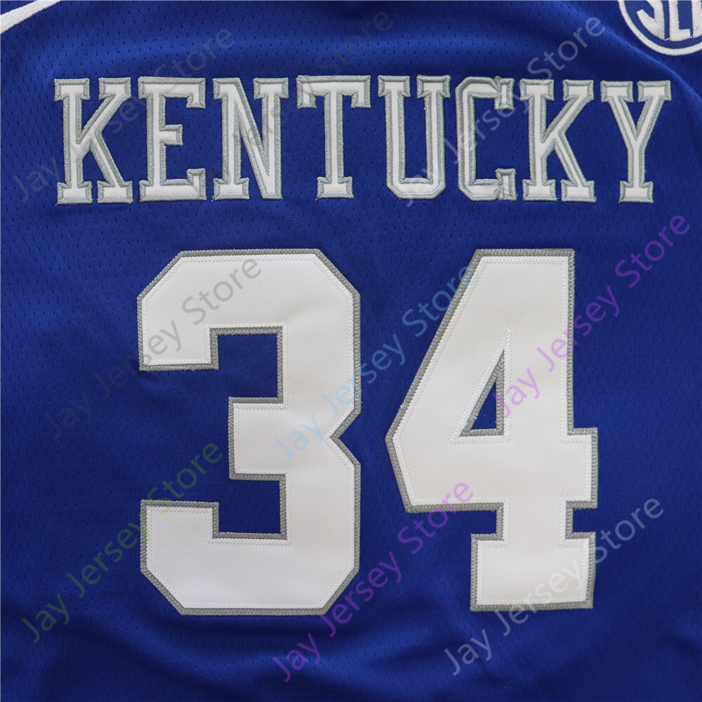 Kentucky Wildcat Basketball Jersey College 1 Denzel Aberdeen 00 Otega Oweh 5 Collin Chandler Mouhamed Dioubate Moreno Johnson Lowe Noah Wall Towns Ree