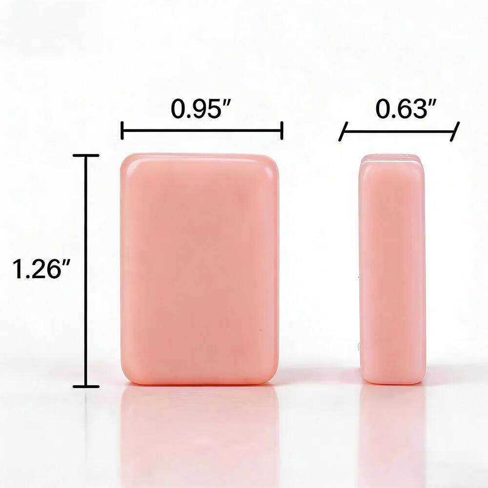 Pink Mini American Set Single-Layer Acrylic Portable 160pcs Mahjong Tiles Perfect for Home & Travel Leisure Board Game J260515