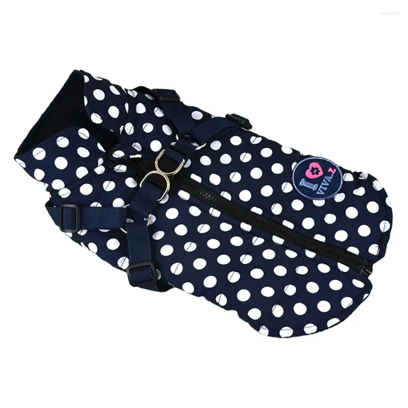 Versatile Cold Weather Protection Garment - Premium Fleece Lined Puppy Sweater w/Harness HF23