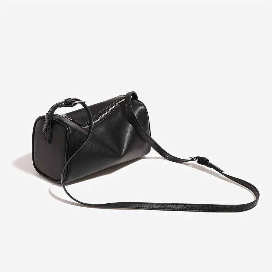 split leather 90s pen bag 2026 new design soft cowhide mini one-shoulder crossbody bag suede fashion ladies handbag H260515