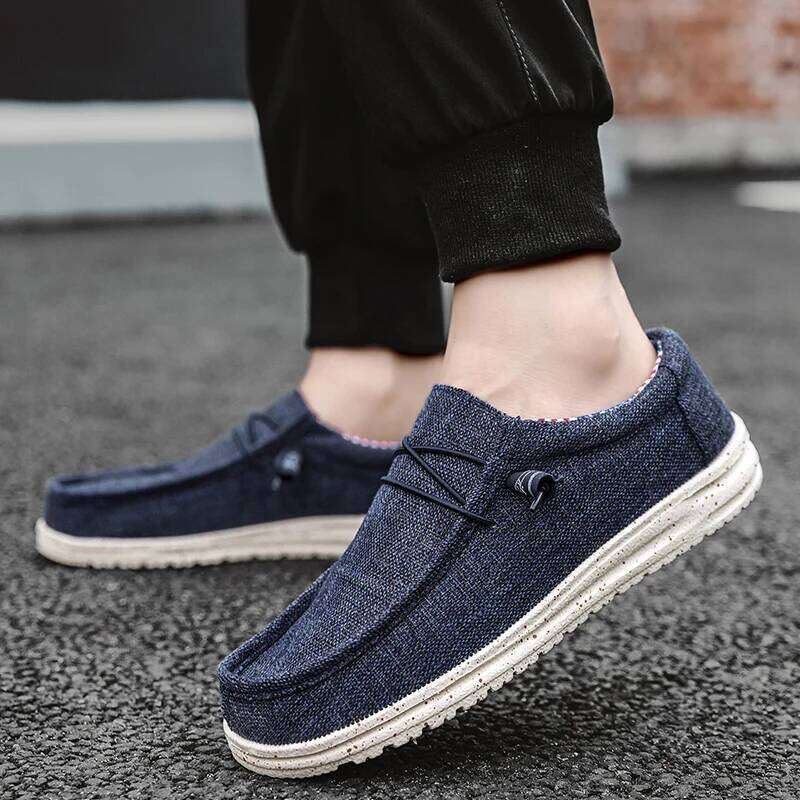 Trend Spring Blue Mens Loafers Comfortable Slip On Casual Large Size 48 Ultralight Elegant Men's Shoes Flats Mocasines