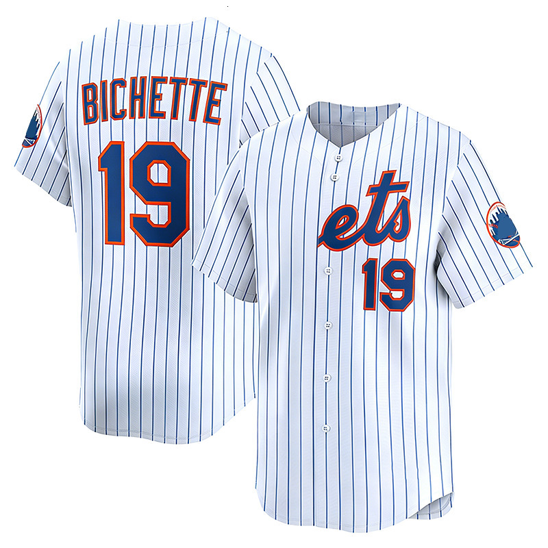NY New Yorks Mets Jersey Juan Soto Francisco Lindor Bo Bichette Jorge Polanco Nolan McLean Senga Alvarez Luis Robert Jr Baty Piazza Carson Benge met B