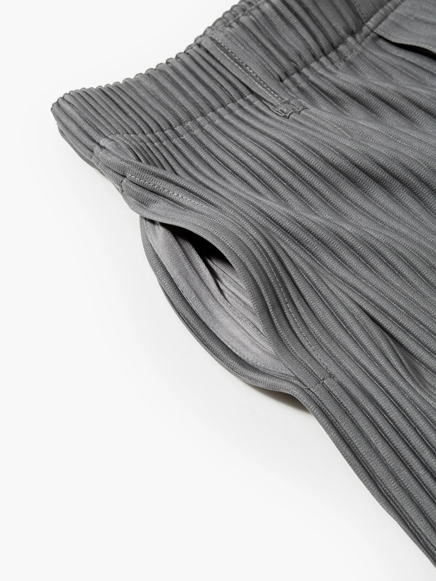 Miyake Pleated Men Pants Casual Loose Wide Leg Draped Trousers Business Daily Wear 260514 - view 5