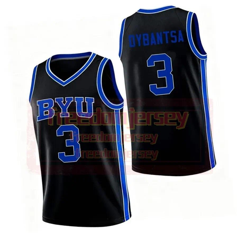 Custom 3 AJ Dybantsa Basketball Jersey Xavion Staton Tyler Mrus High School Jersey Stitched Name number