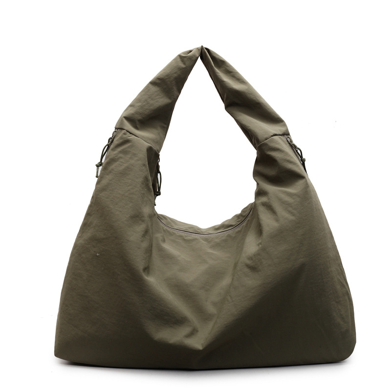 2026 New Nylon Underarm Bag for Women Large Capacity Retro Shoulder Bag Trendy Y2K Handbag