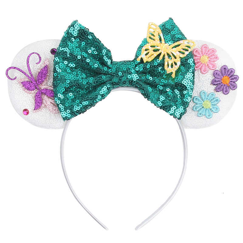 Magic House themed headband butterfly and flower headband decoration sequin bow Mickey headband new hair accessory L260515