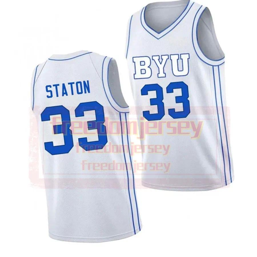 Custom 3 AJ Dybantsa Basketball Jersey Xavion Staton Tyler Mrus High School Jersey Stitched Name number