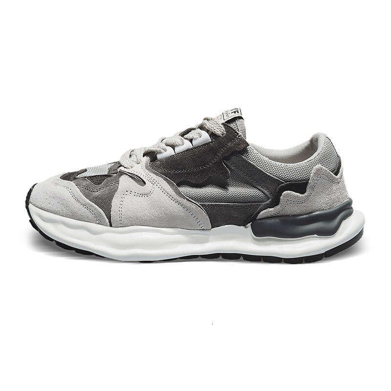 Men's Spring Summer Breathable New Thick-Soled Mesh Sports for Middle School Students Running Agam Old Dad Dissolving Trend Shoes 9303 - view 6