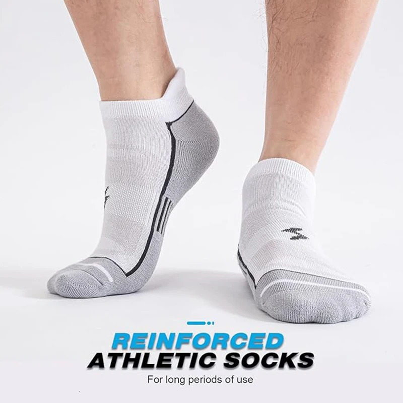6 Pairs Men Ankle Socks Breathable Soft Quick Dry Outdoor Fitness Basketball Short Fashion Women Sports Athletic 260514 - view 5
