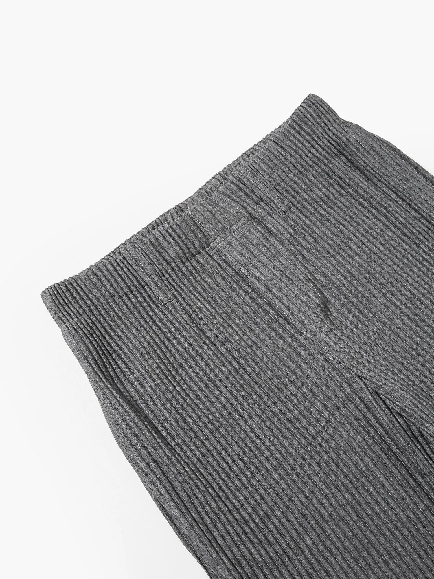 Miyake Pleated Men Pants Casual Loose Wide Leg Draped Trousers Business Daily Wear 260514 - view 3