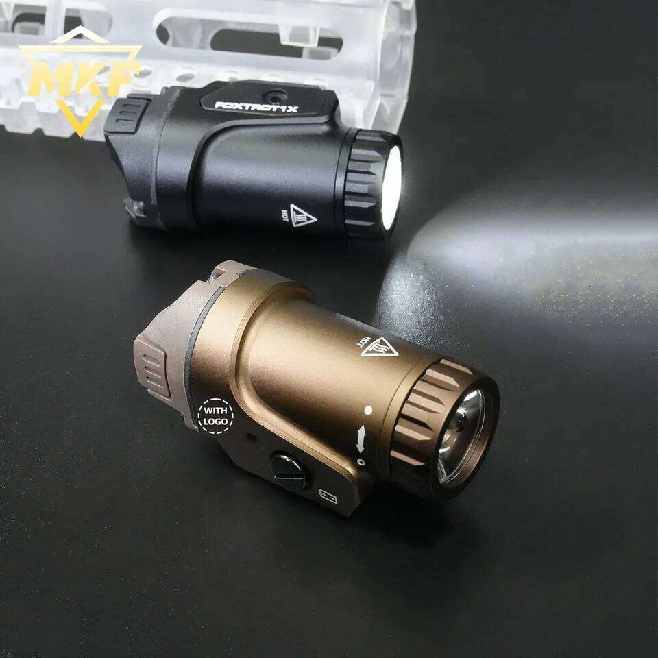 Foxtrot X1 800Lumen Metal Flashlight Tactical Hanging High Power Mini LED Scout Light For G17 18 19 Fit 21mm Rail J260515