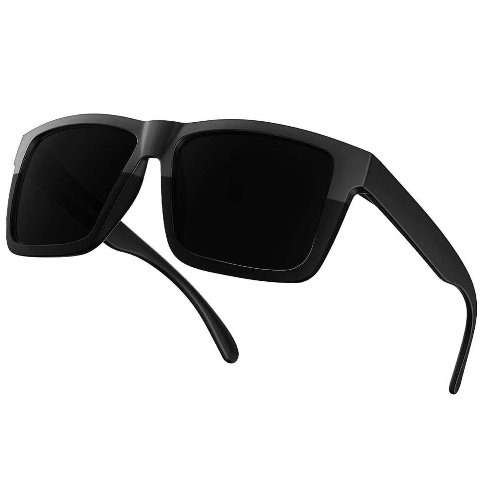 MAXJULI XXL Large Big Head Sunglasses for Men TR90 Ultralight Wide Frame Z87 Safety UV400 Protection Oversized Sun Glasses 8228 J260515
