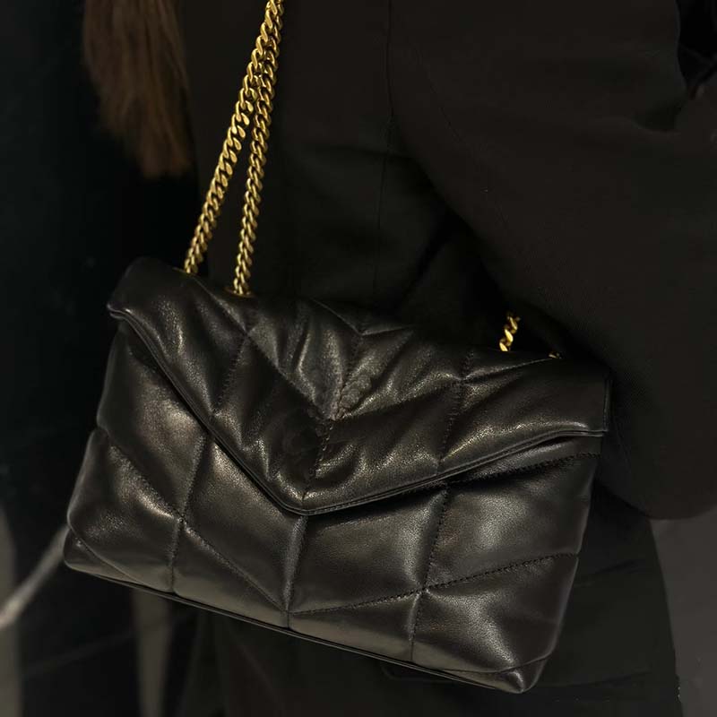 New Designer Puffee Chain Crossbody Cloud Classic Luxury Genuine Leather Flap Evening Fashion Single Shoulder Underarm Bag