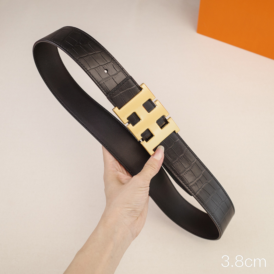 Mens Belt Designer Belts Womens Belts Luxury Smooth Buckle Genuine Leather Belt Come With Gift Box 95-125cm Length Waistband 3.8cm 3.4cm 2.4cm Width High Quality