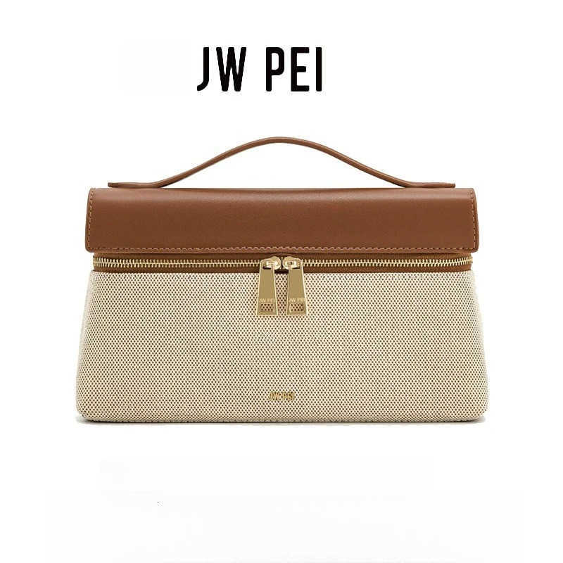 JW PEI Box Bag Simple Commuter Lunch Box Bag Handbag Crossbody Bag Womens Small Bag Stylish Handbag H260515