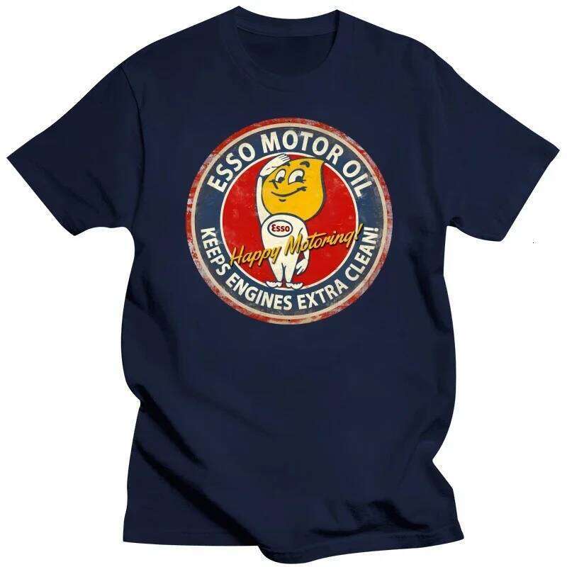 Esso Logo Retro Gas Oil T-Shirt J260515